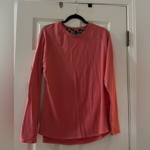 Women's Coral Long Sleeve Pajama Top